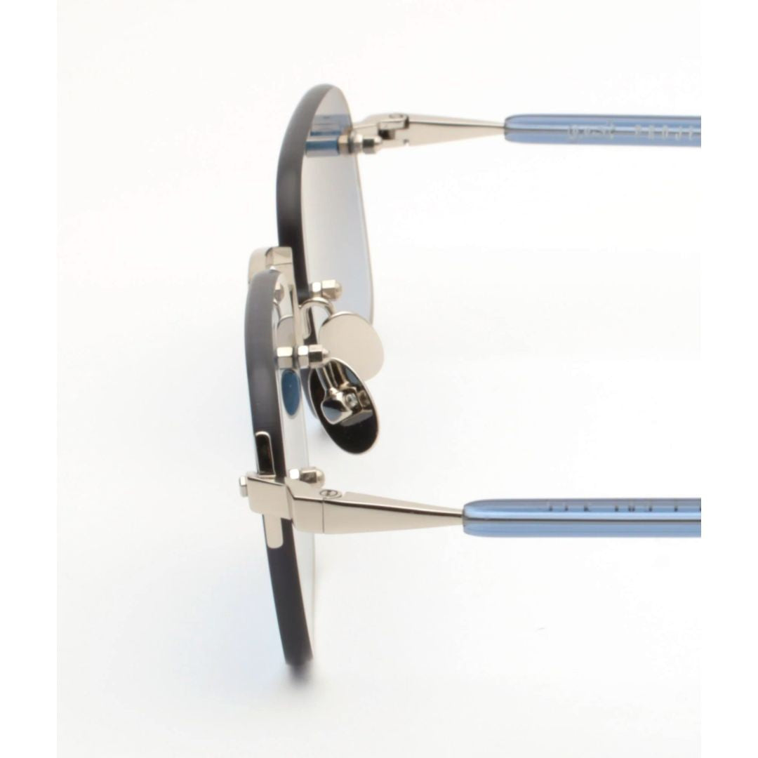 Gast Domsa Metal Frame Sunglasses With Blue-Tinted Lenses