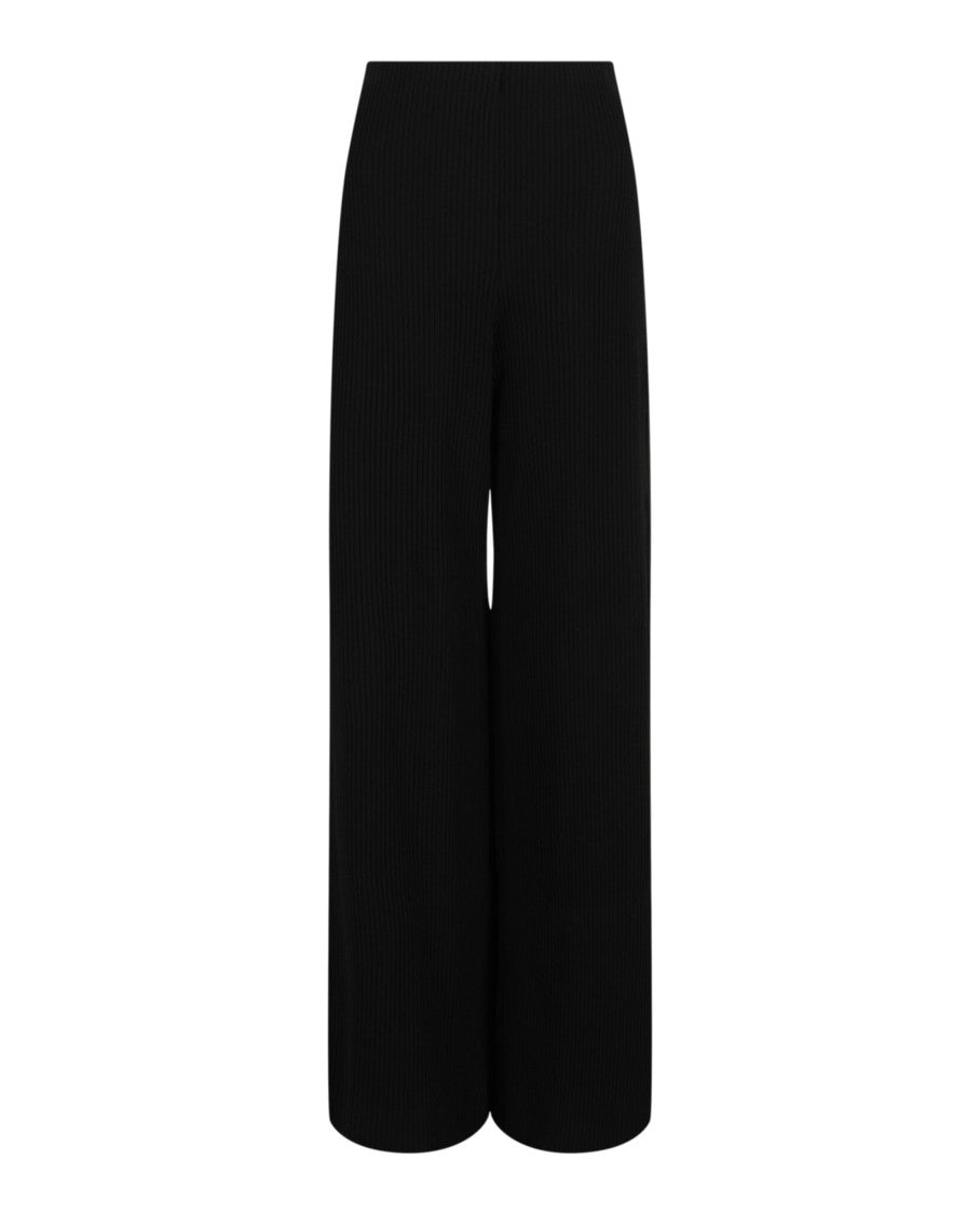 Balenciaga Ribbed-Knit Jersey Palazzo Pants