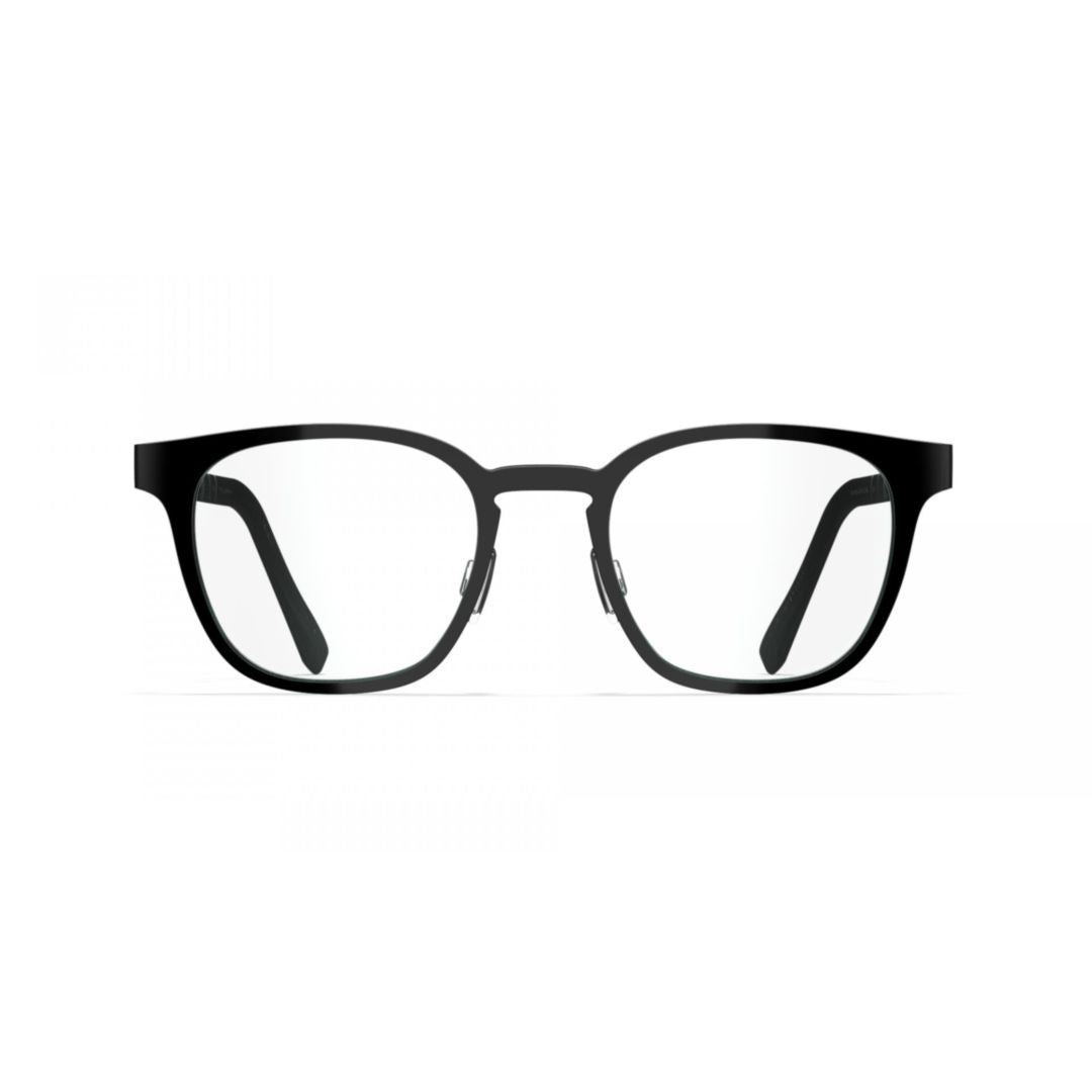 Blackfin Bf1002 Dayton Rectangular Frame Eyeglasses In Durable Titanium Finish
