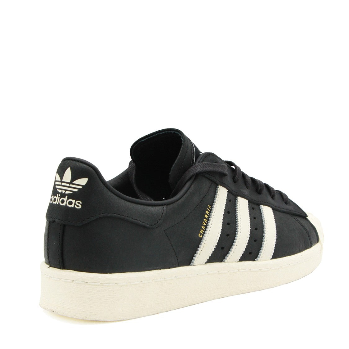 Adidas X Willy Chavarria Black Leather Superstar Sneakers