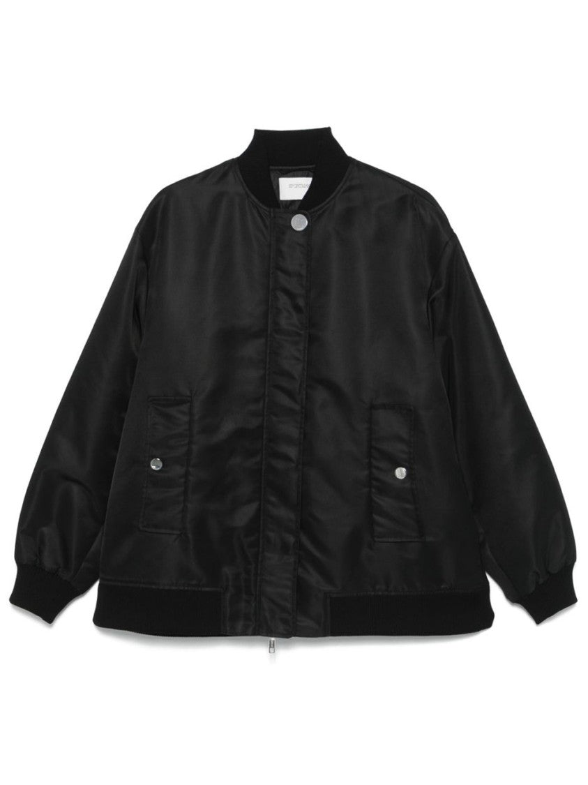 Max Mara Smooth Polyamide Bomber Jacket