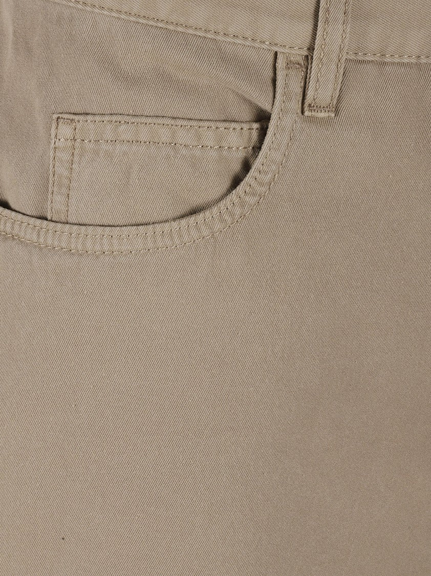 Burberry Classic Straight-Leg Cotton Trousers