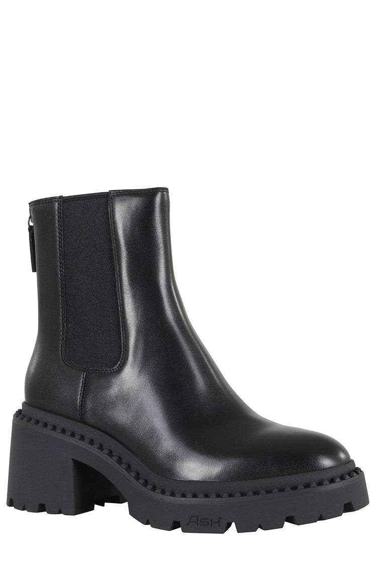 Ash Newton Ankle Boot In Smooth Leather