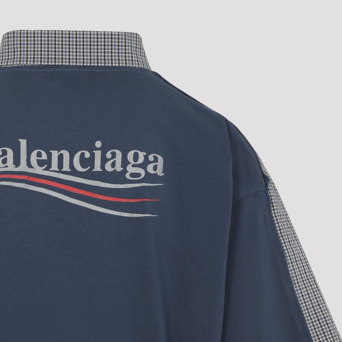 Balenciaga Breezy Linen-Cotton Blend Short-Sleeve Shirt
