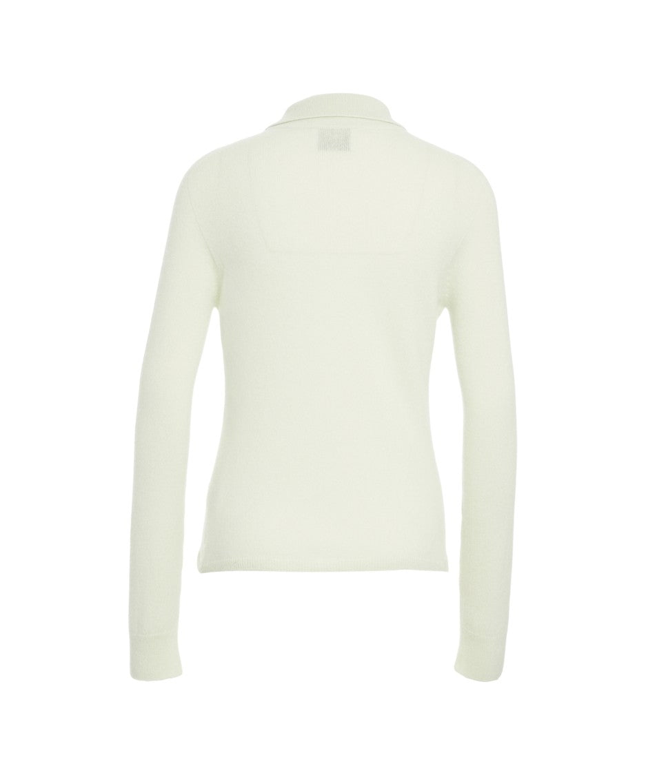 Mvm Polo Collar Knit Sweater