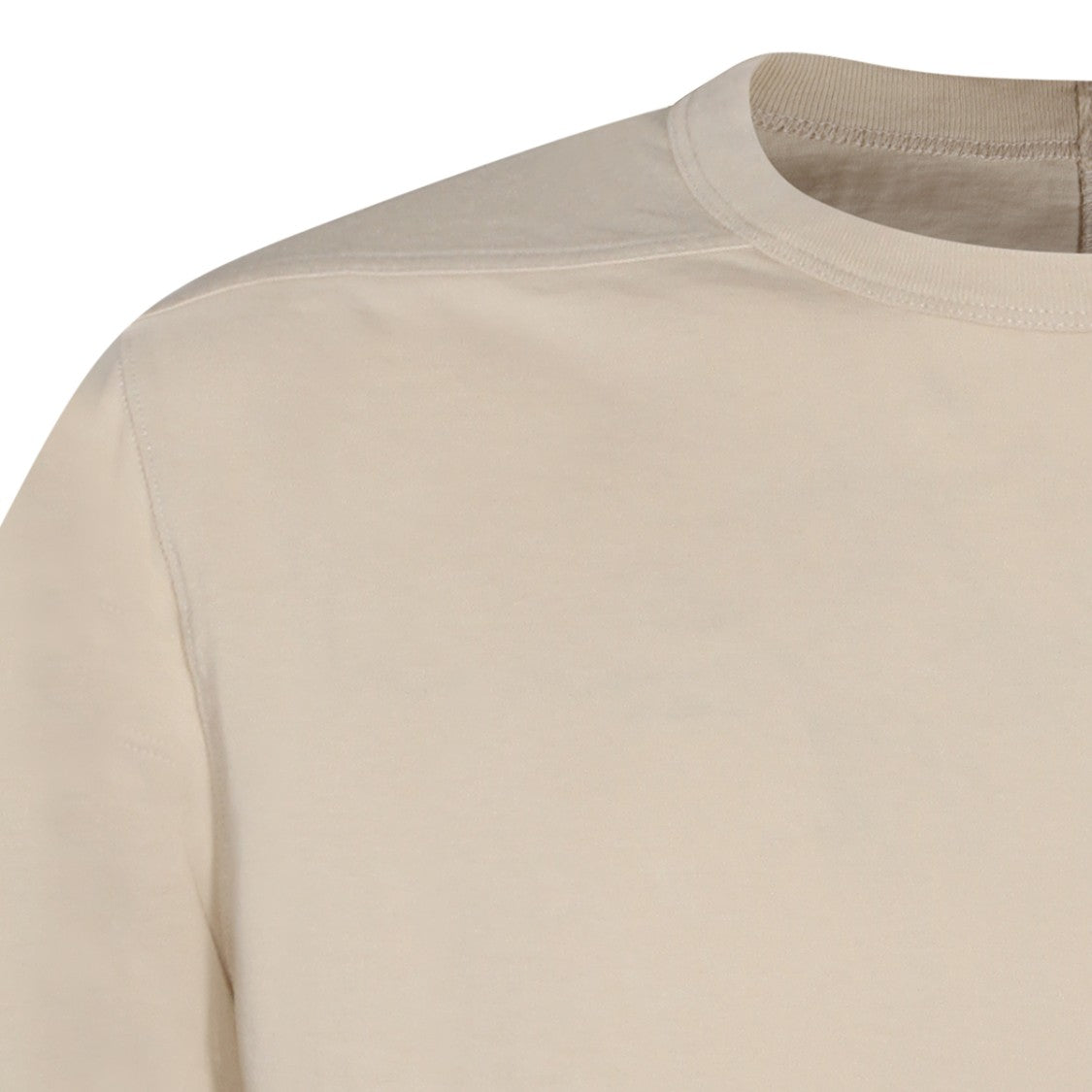 Rick Owens Sand Cotton Short-Sleeve Shirt