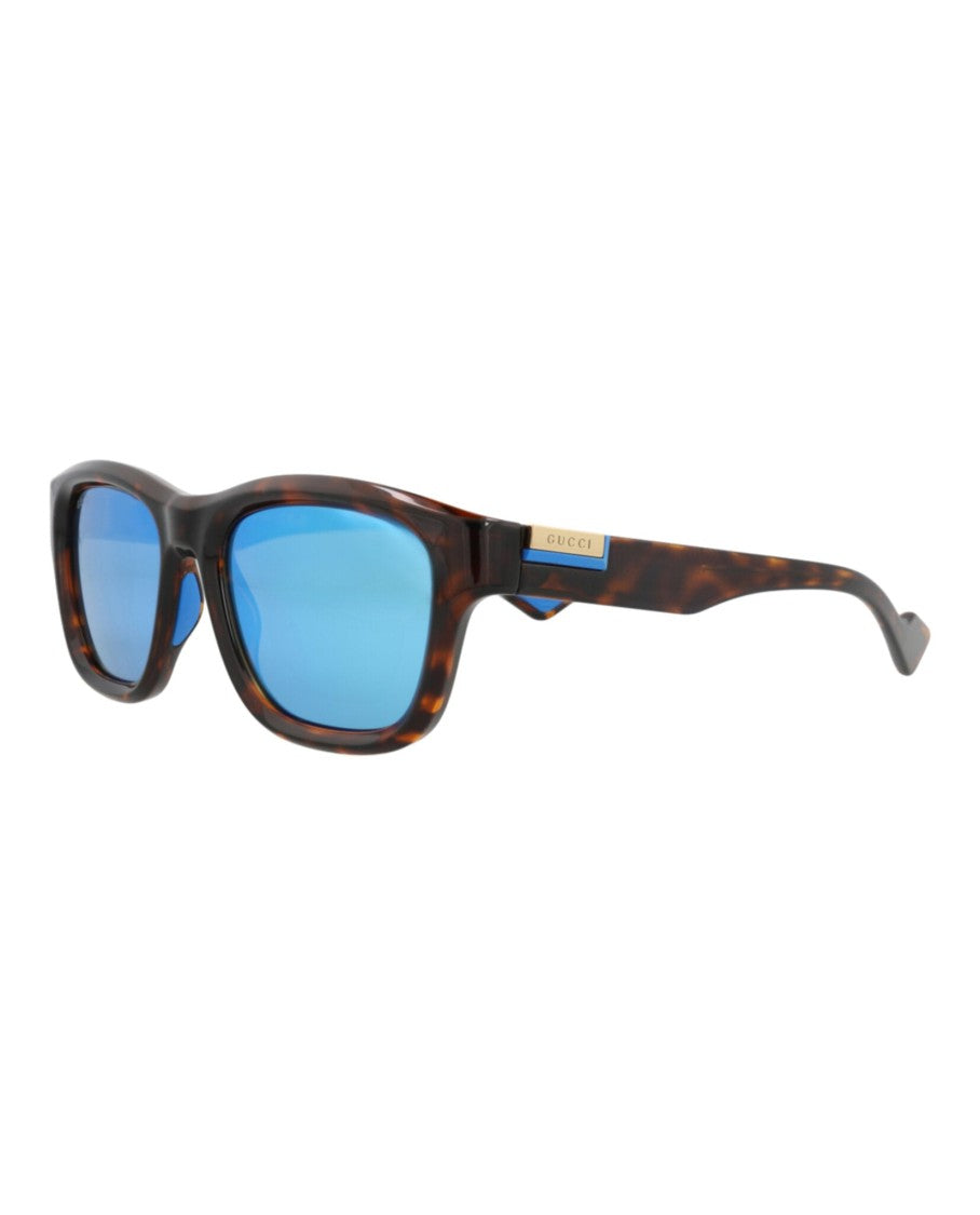 Gucci Square-Frame Injection Sunglasses