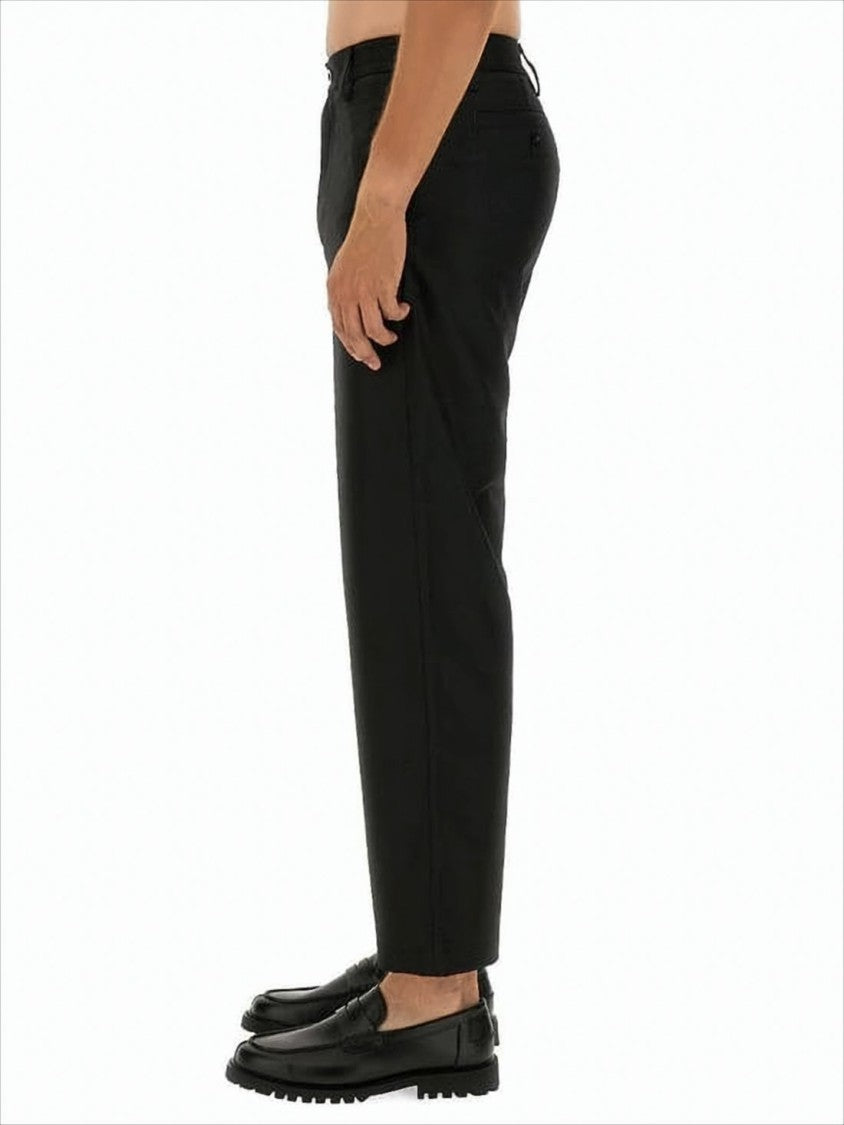Department 5 Straight-Leg Cropped Pants With Minimalist Design