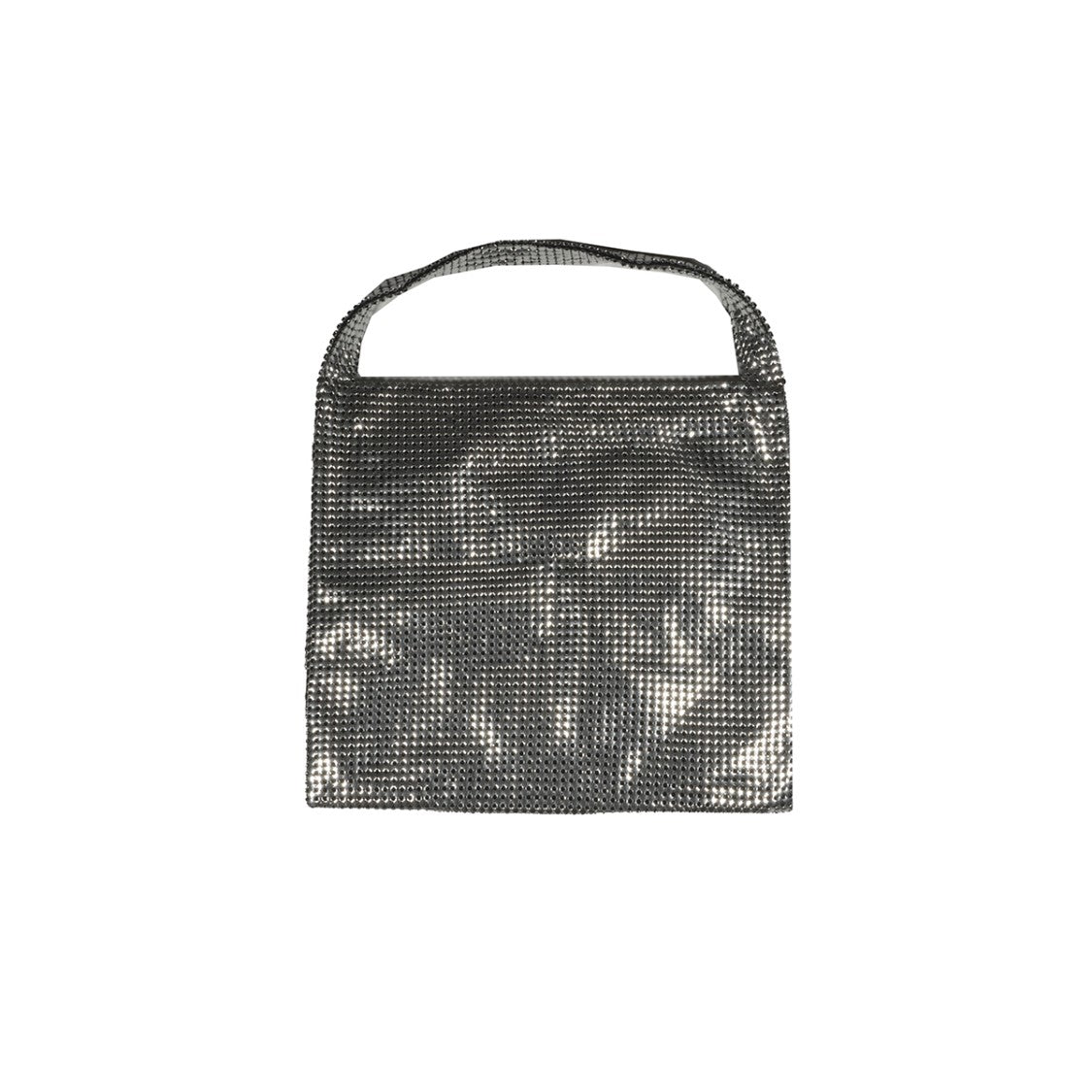 Rabanne Silver Medium Pixel Chain Bag