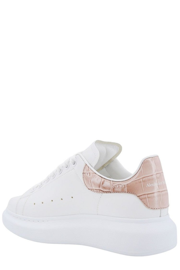 Alexander Mcqueen White Leather Sneakers