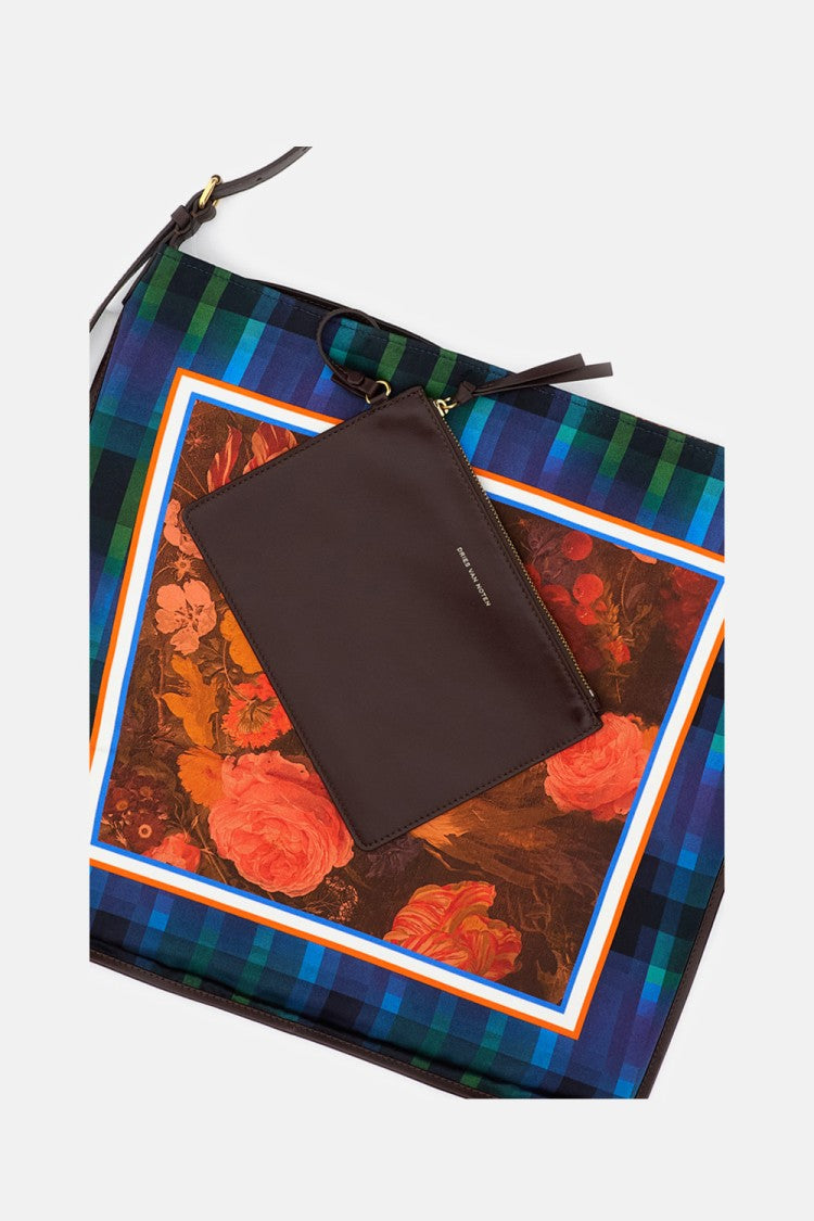 Dries Van Noten Multicolor Scarf Printed Viscose Shoulder Bag