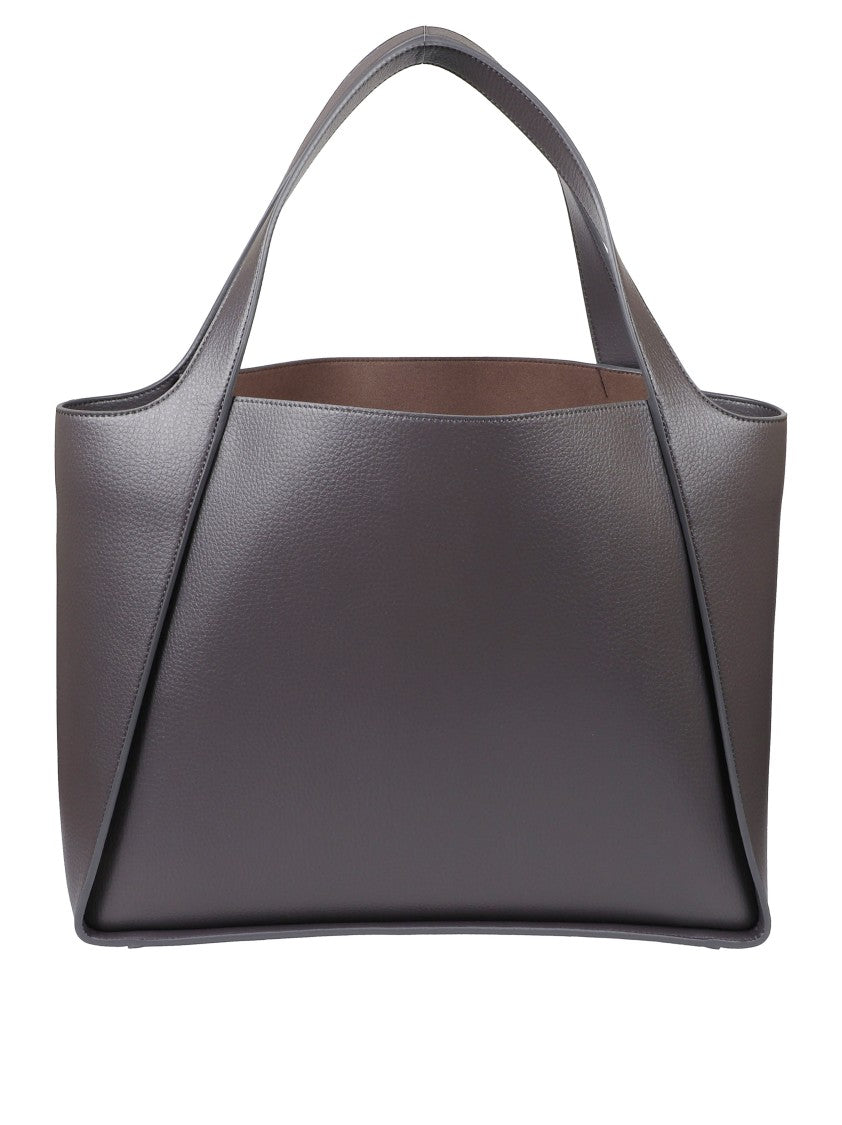 Stella Mccartney Structured Grey Tote Bag