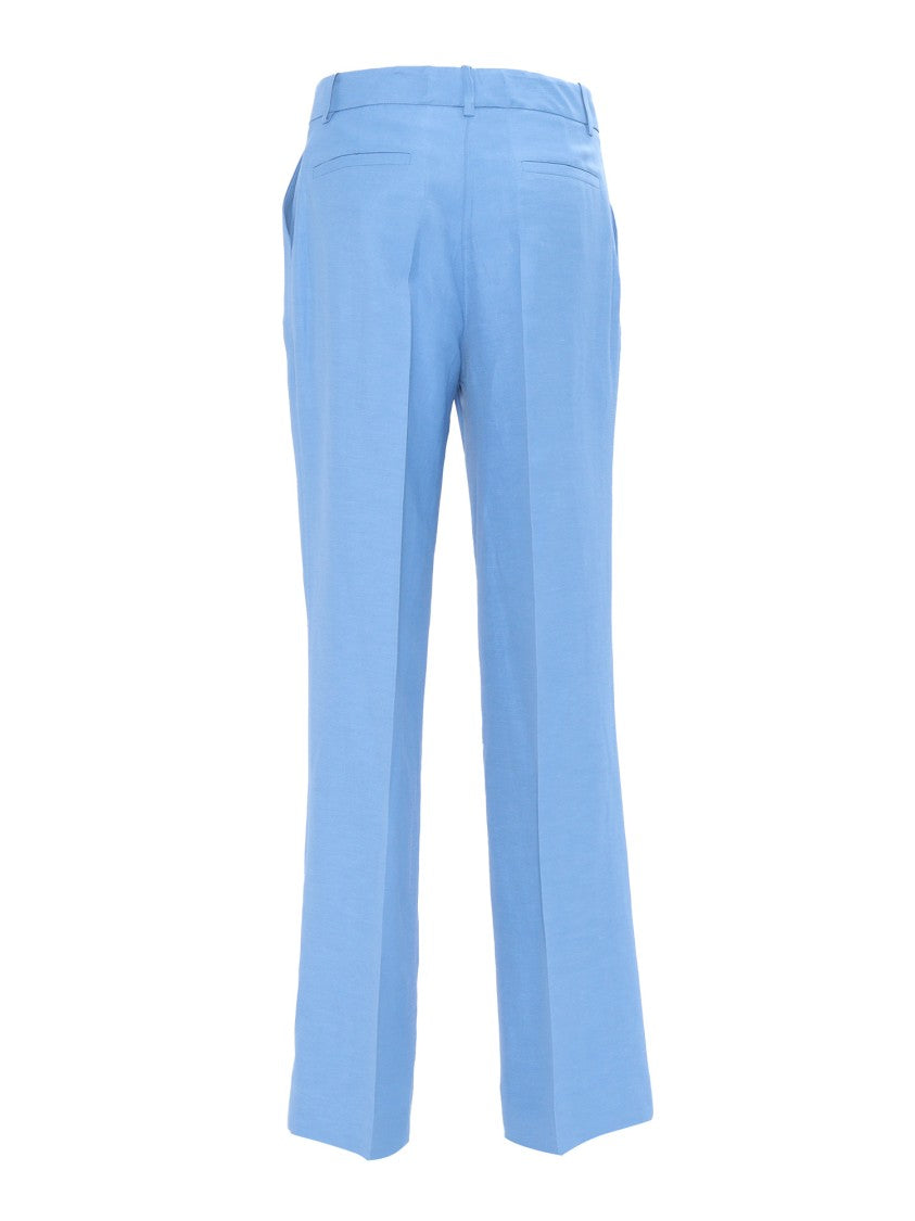 P.A.R.O.S.H. Tailored Fit Trousers With Straight Leg Silhouette