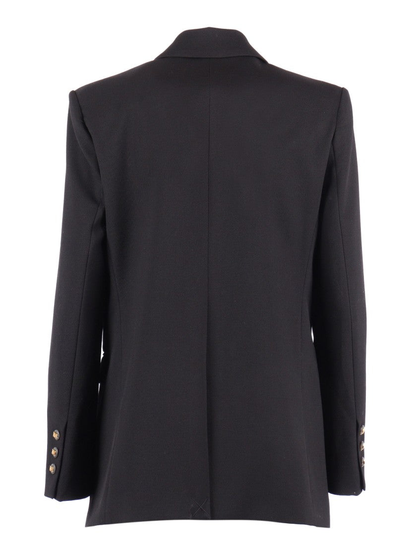 Elisabetta Franchi Double-Breasted Tailored Jacket With Structured Silhouette