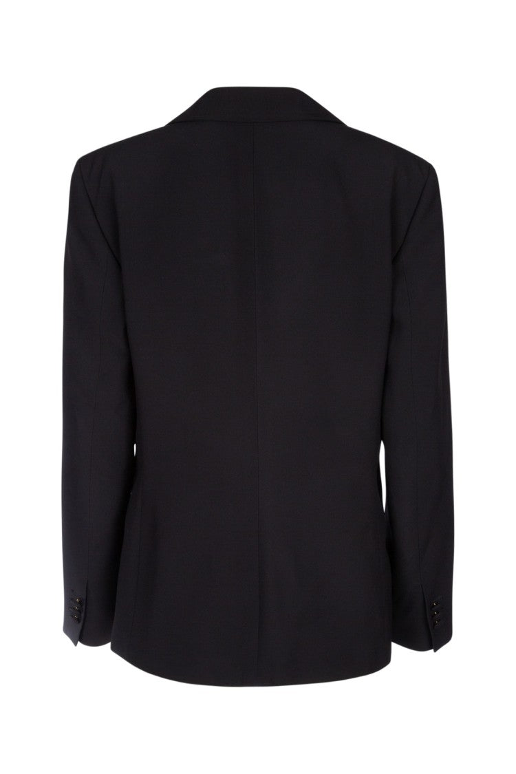 Alberta Ferretti Cropped Tailored Jacket With Classic Lapel