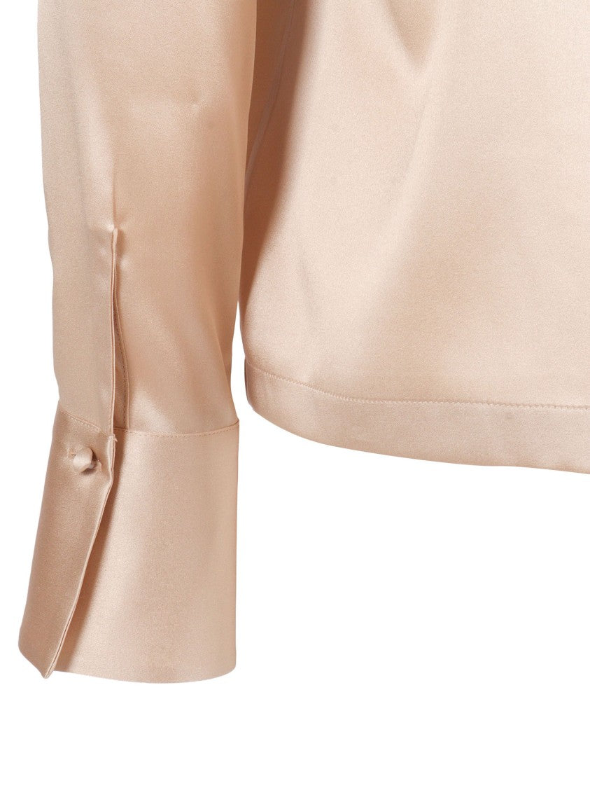 Mazzarelli Camicie Silk Shirt With Classic Collar