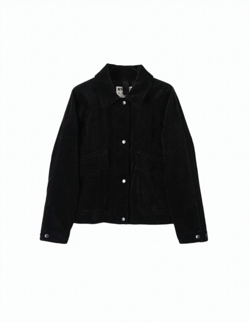 Margaret Howell Cropped Jacket With Classic Collar