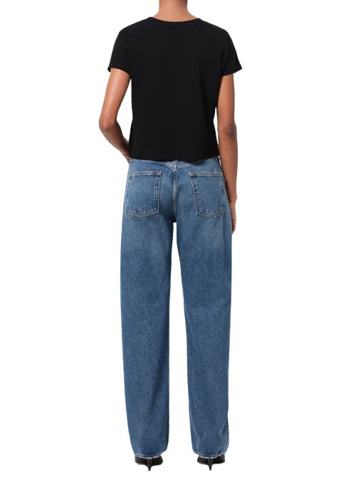 Agolde Kelly High-Rise Straight-Leg Jeans