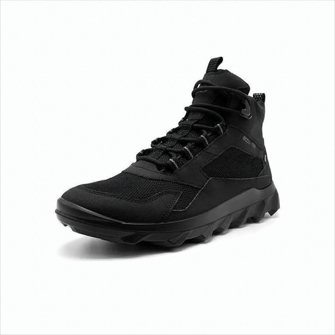 Ecco High-Top Sneakers With Textured Synthetic Upper