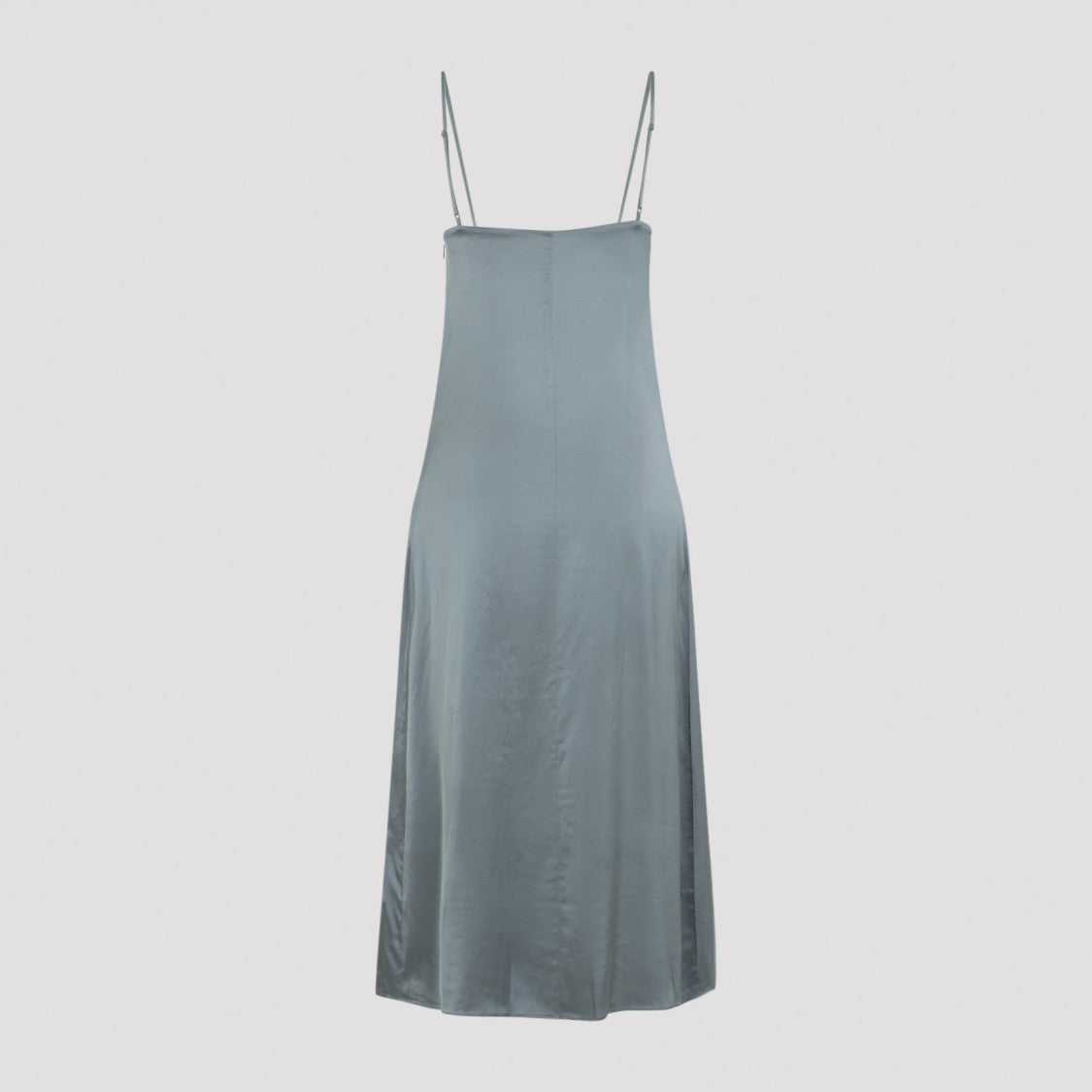 Acne Studios Midi Dress With Satin Finish