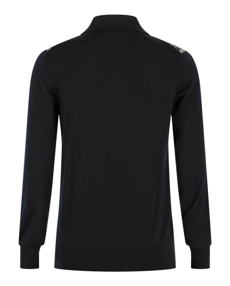 Brioni Long Sleeve Polo