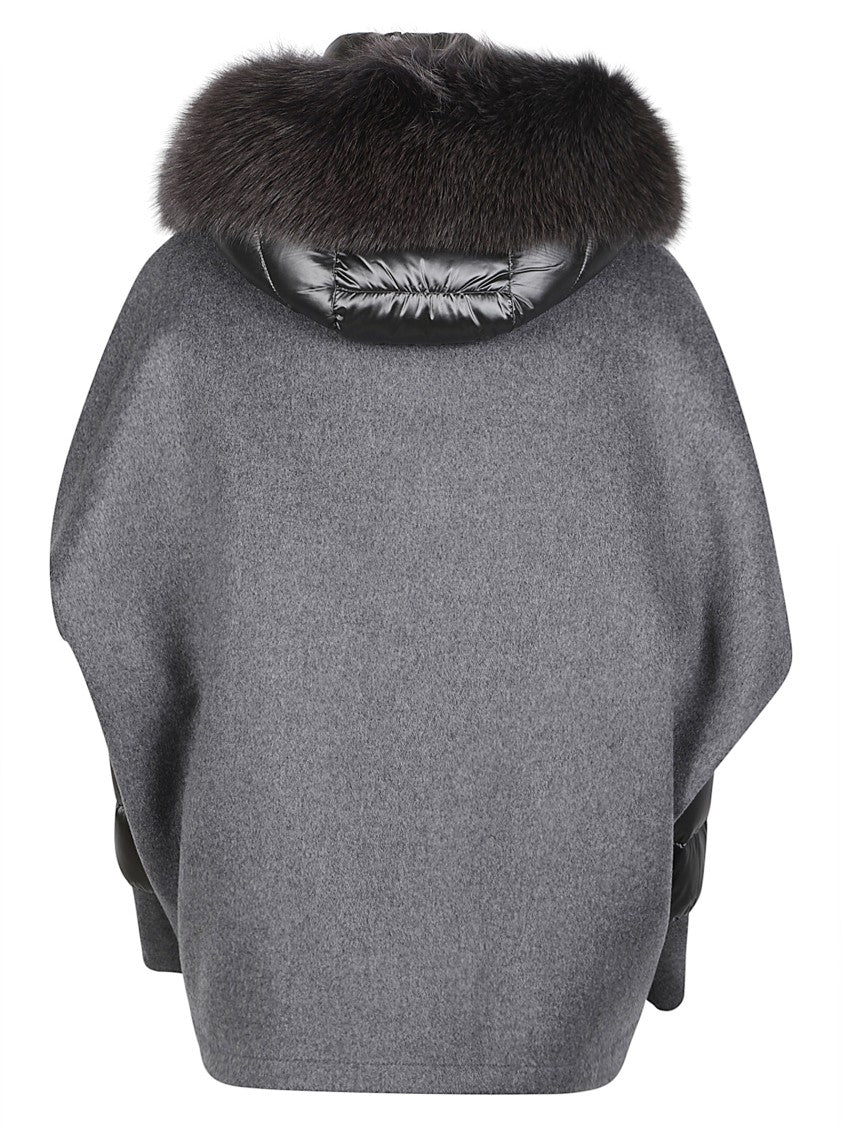 Moorer Pegaso-Cwr Wool-Cashmere Fur-Trimmed Parka