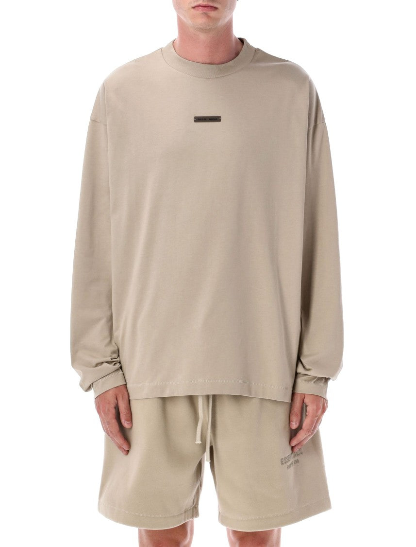 Fear Of God Relaxed-Fit Long Sleeves T-Shirt With Ribbed Crew Neck