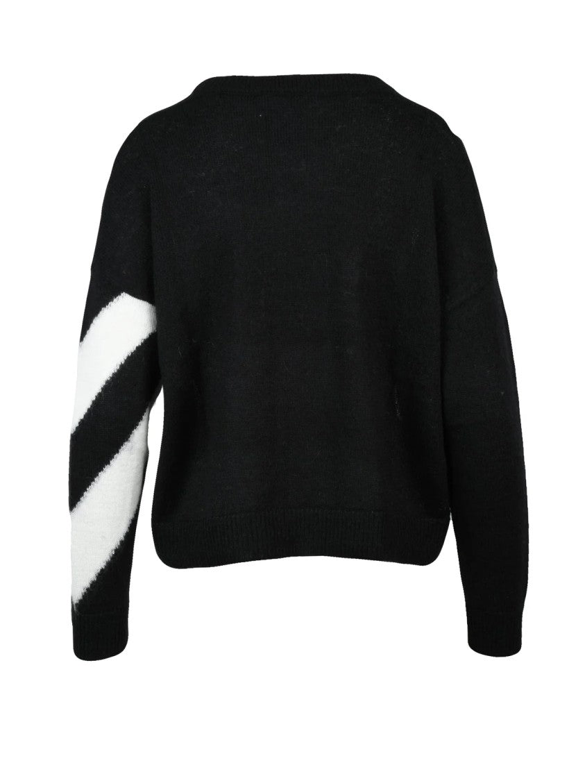 Pennyblack Chevron-Patterned Mohair Blend Pennyblack Sweater