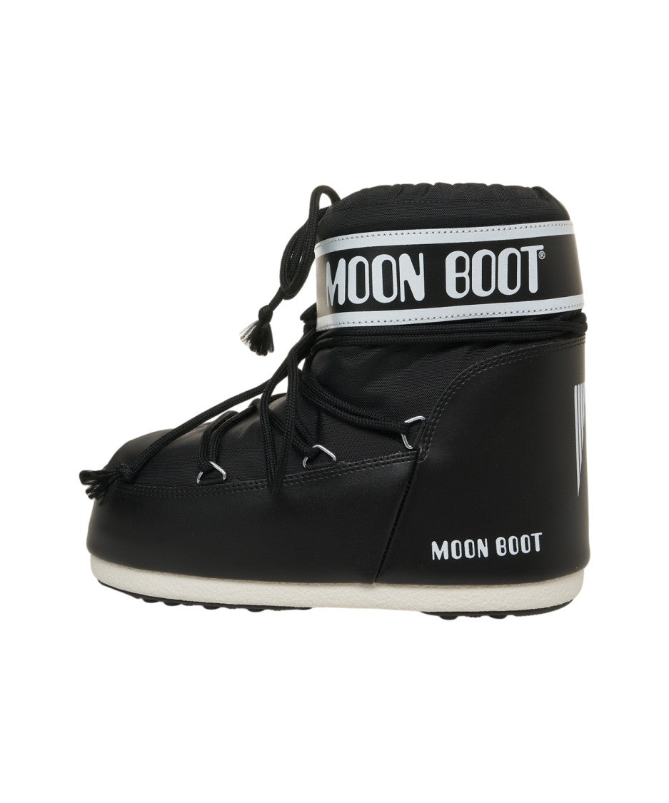 Moon Boot Padded Shaft Ankle Boots With Rugged Sole