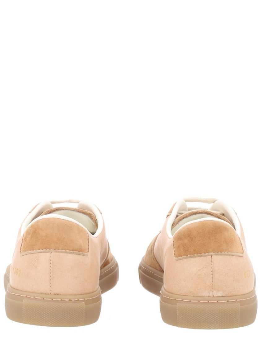 Common Projects Beige Bbal Duo Nappa Leather Sneakers