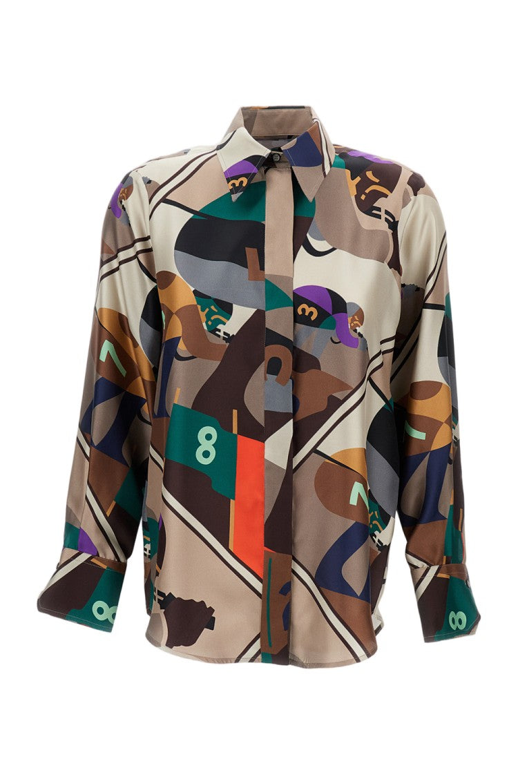 Alberto Biani Classic Silk Skiers' Shirt