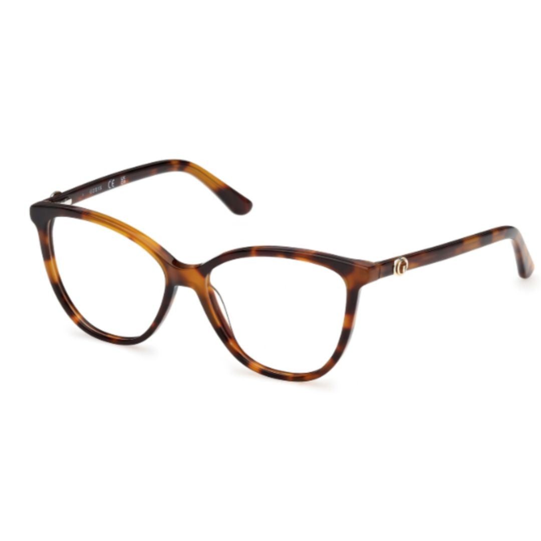 Guess Gu50311 Cat-Eye Tortoiseshell Acetate Eyeglasses