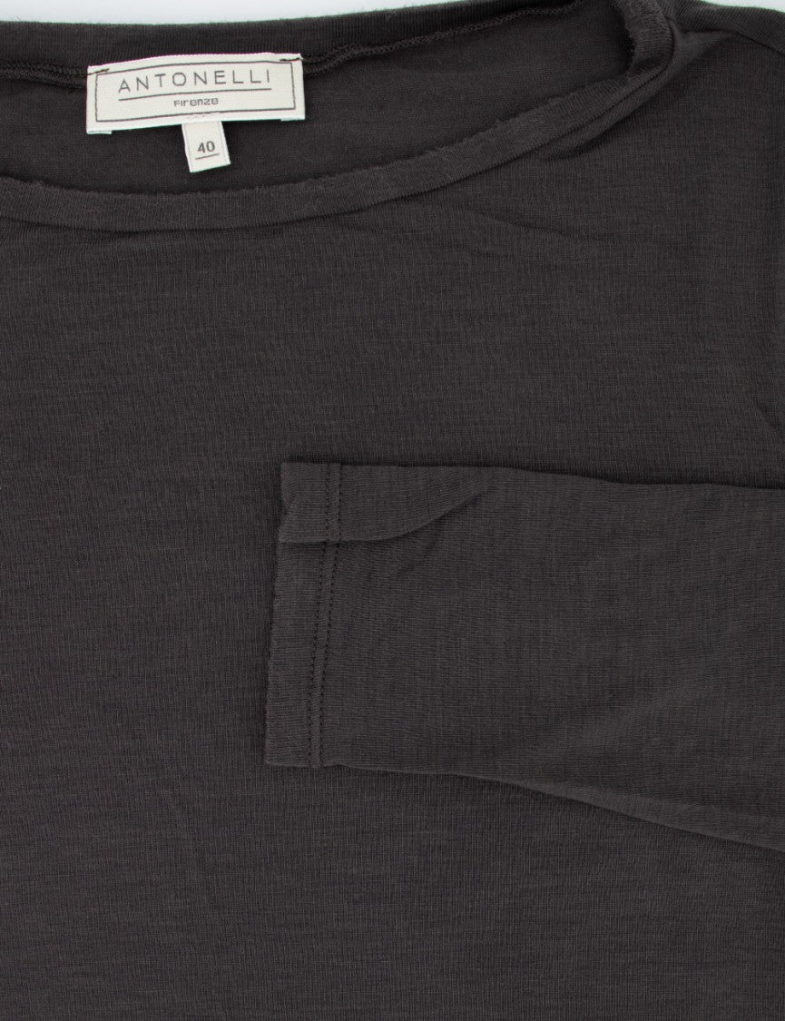 Antonelli Brown Close-Fit Sweater