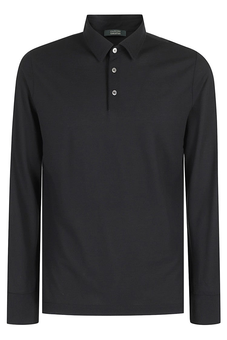 Zanone Icecotton Polo Polo With Buttoned Cuffs