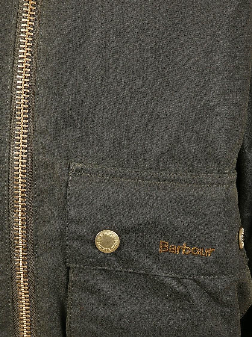 Barbour Maxine Oversized Bomber Jacket With Teddy Collar