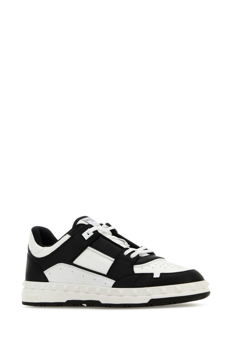 Valentino Garavani Two-Tone Leather Freedots Sneakers