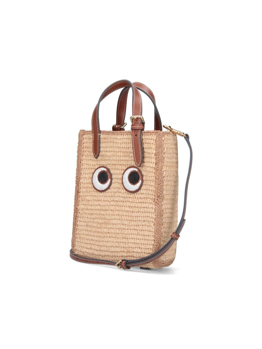 Anya Hindmarch "N/S Eyes" Tote Bag – Cream