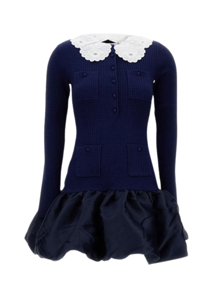 Self-Portrait Dress Woman color Blue