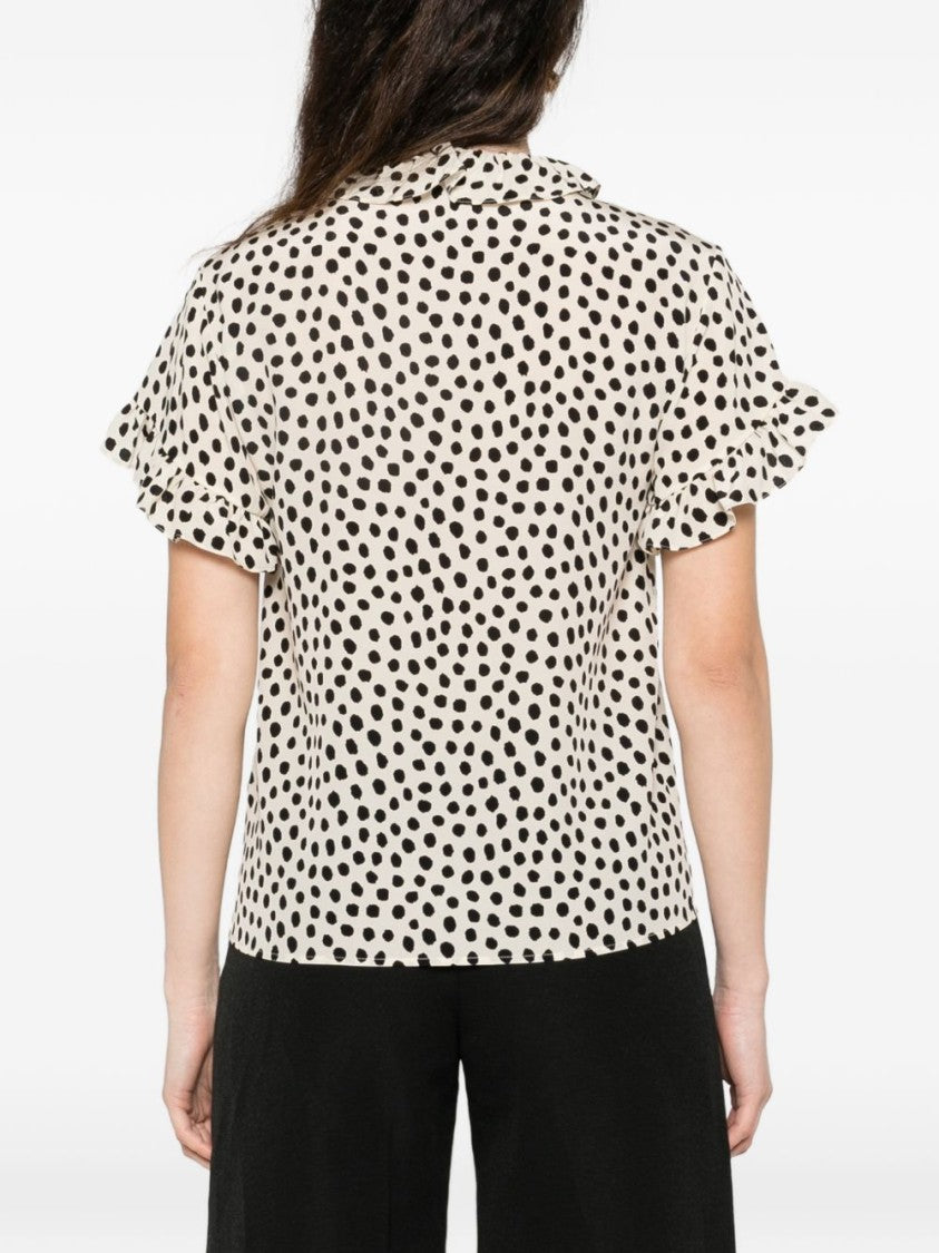 Chloé Silk Blouse With Ruffled Collar