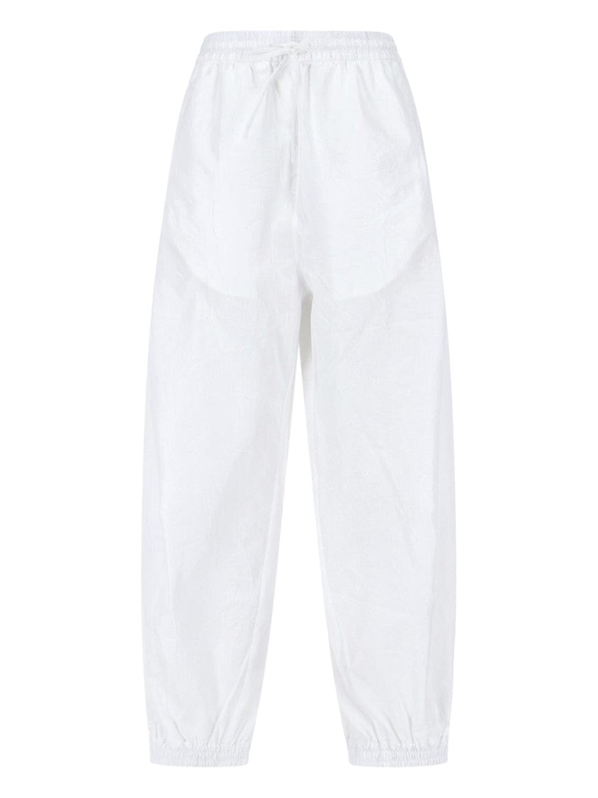 Róhe Balloon Silhouette Wide-Leg Pants With Elastic Waistband