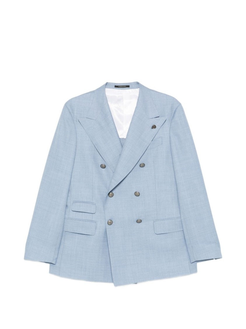 Gabriele Pasini Tailored Double-Breasted Metallic Blazer