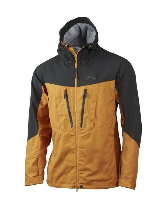 Lundhags Two-Tone Mustard Yellow And Black Padded Jacket