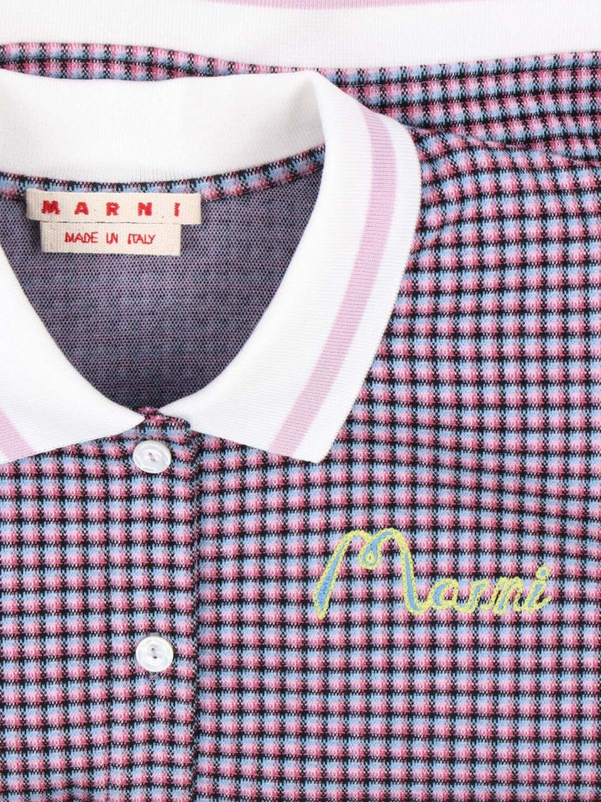 Marni Logo Polo Shirt – Purple