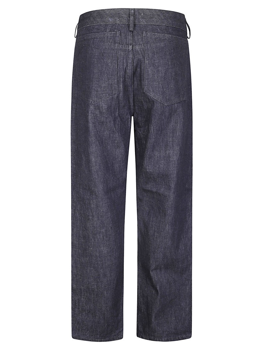 Sibel Saral Straight Leg Jeans With Classic Five-Pocket Design