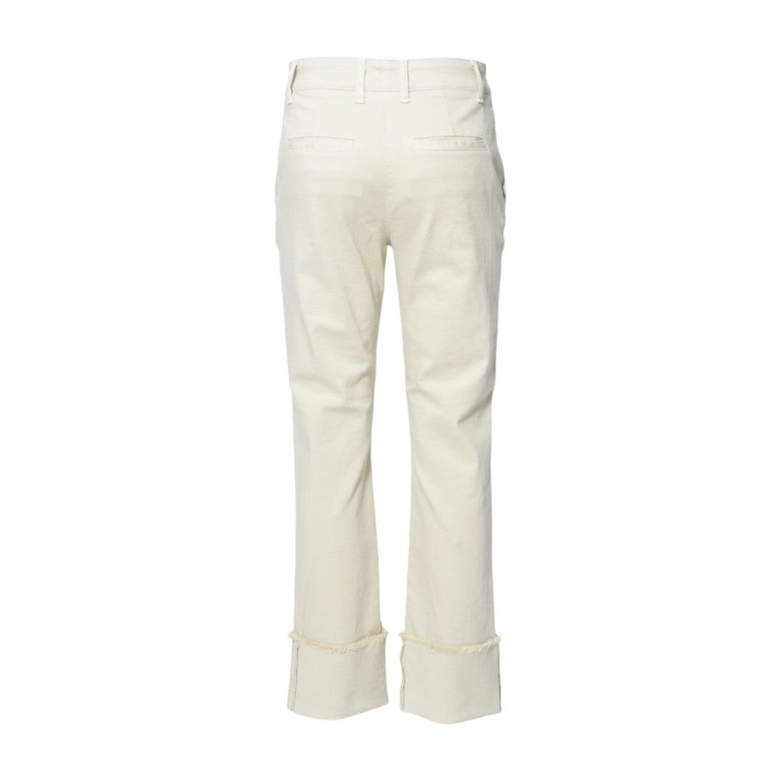 Room 52 Vida Beige Cotton Denim Trousers