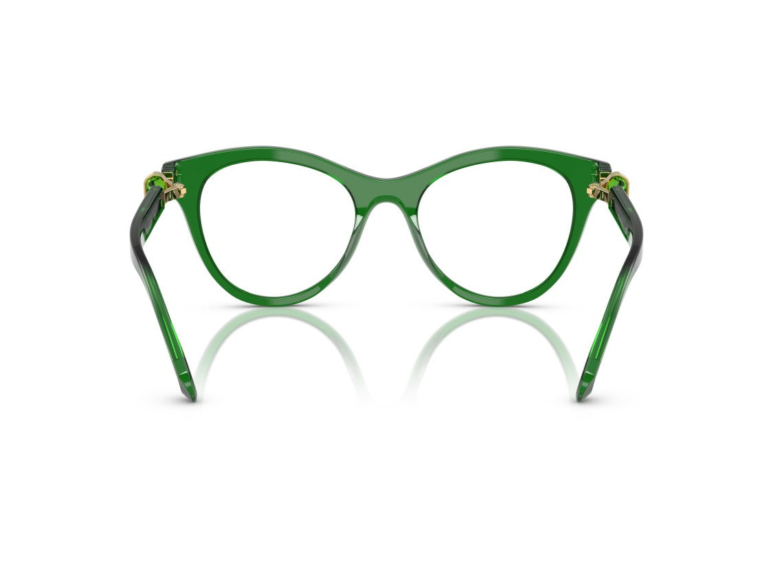 Swarovski Green 0Sk2036 Translucent Cat-Eye Sunglasses