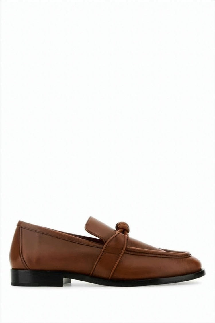 Bottega Veneta Brown Calf Leather Loafers