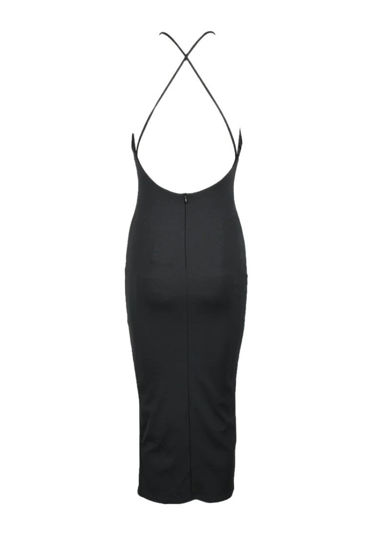 Anouki Long Viscose Dress - Black