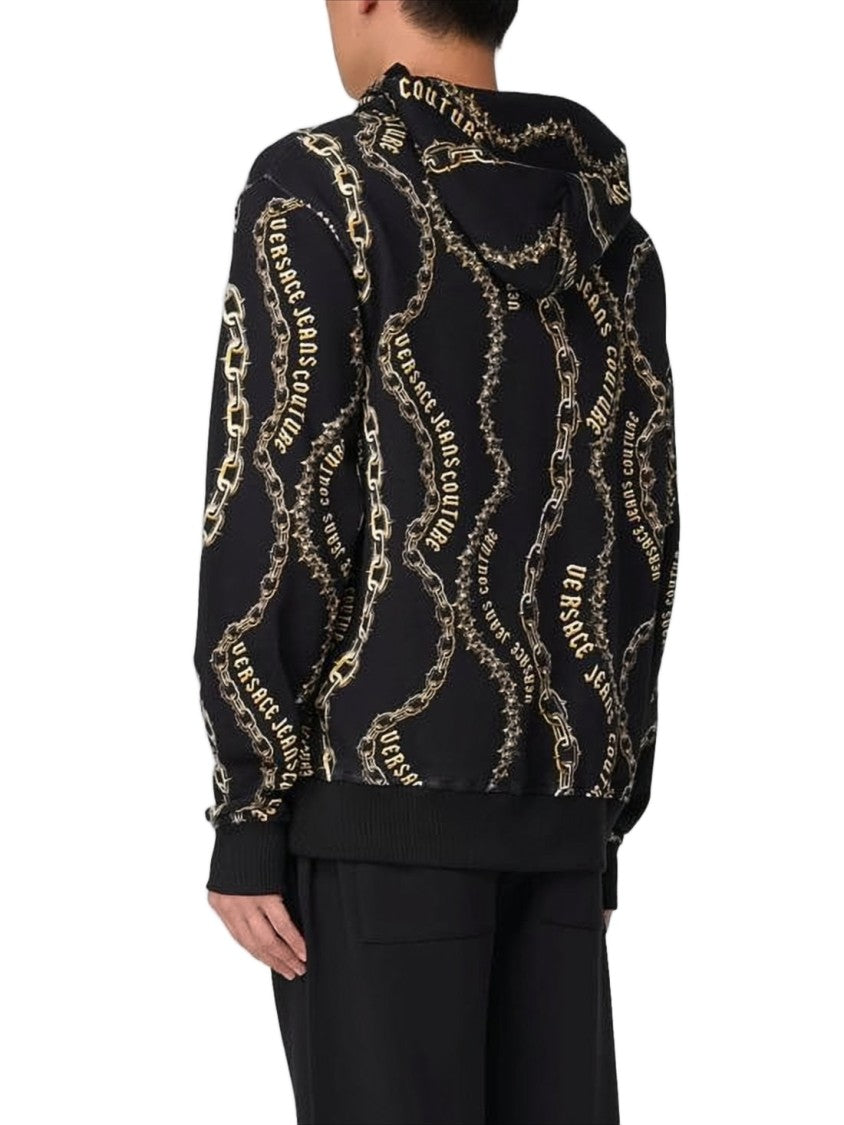 Versace Chain Motif Print Versace Hoodie