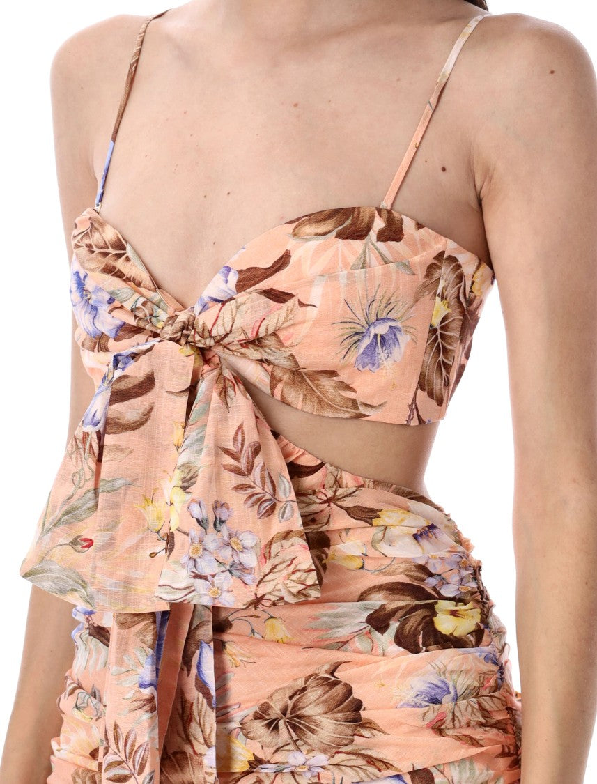 Zimmermann Coco Bow Front Mini Dress